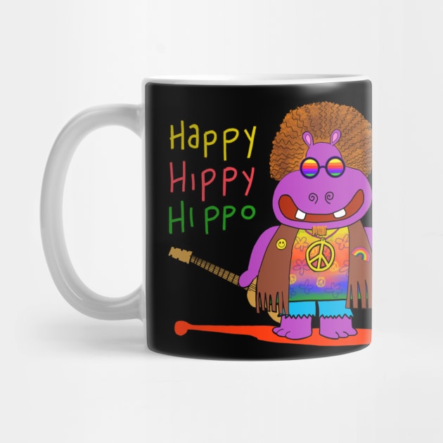 happy hippy hippo by wolfmanjaq